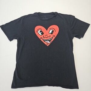 Keith‎ Haring Red Heart Face Official Apparel Shirt Large